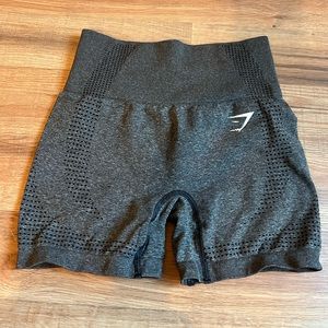 Woman’s Gym Shark Grey Vital Seamless 2.0 Shorts - Size XSmall -